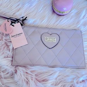 SOLD*********************Juicy Couture Dusty Blush Wristlet Purse Wallet NWT